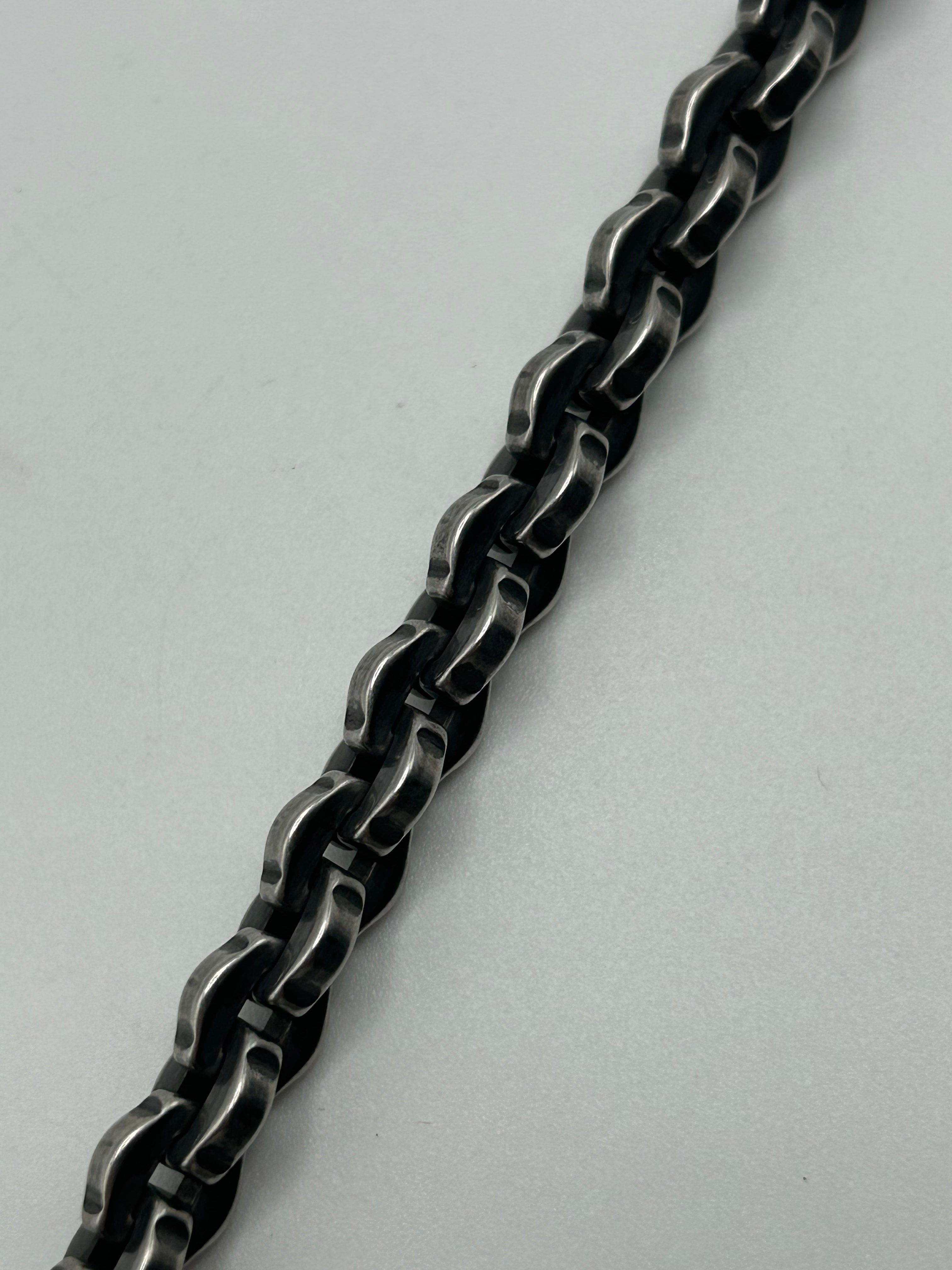 316L Stainless Steel Ironbound Link Bracelet - 8.7mm