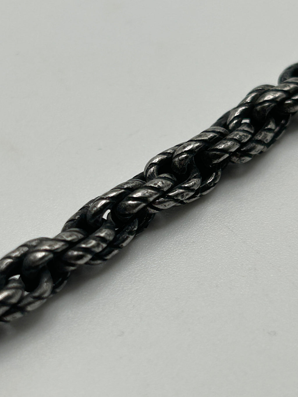 316L Stainless Steel Adjustable Cut Rope Bracelet - 6mm