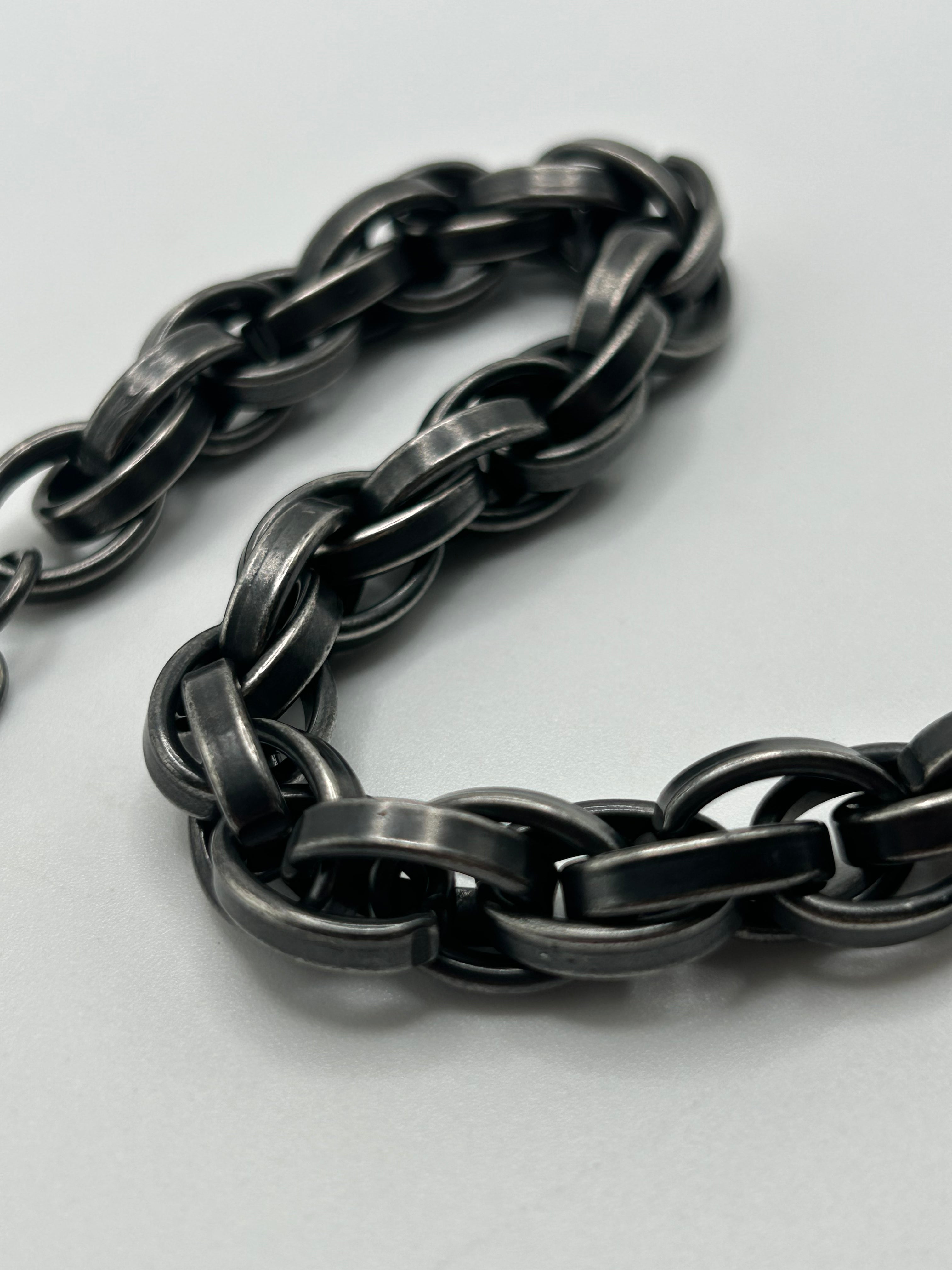 316L Stainless Steel Stacked Link Bracelet - 11mm