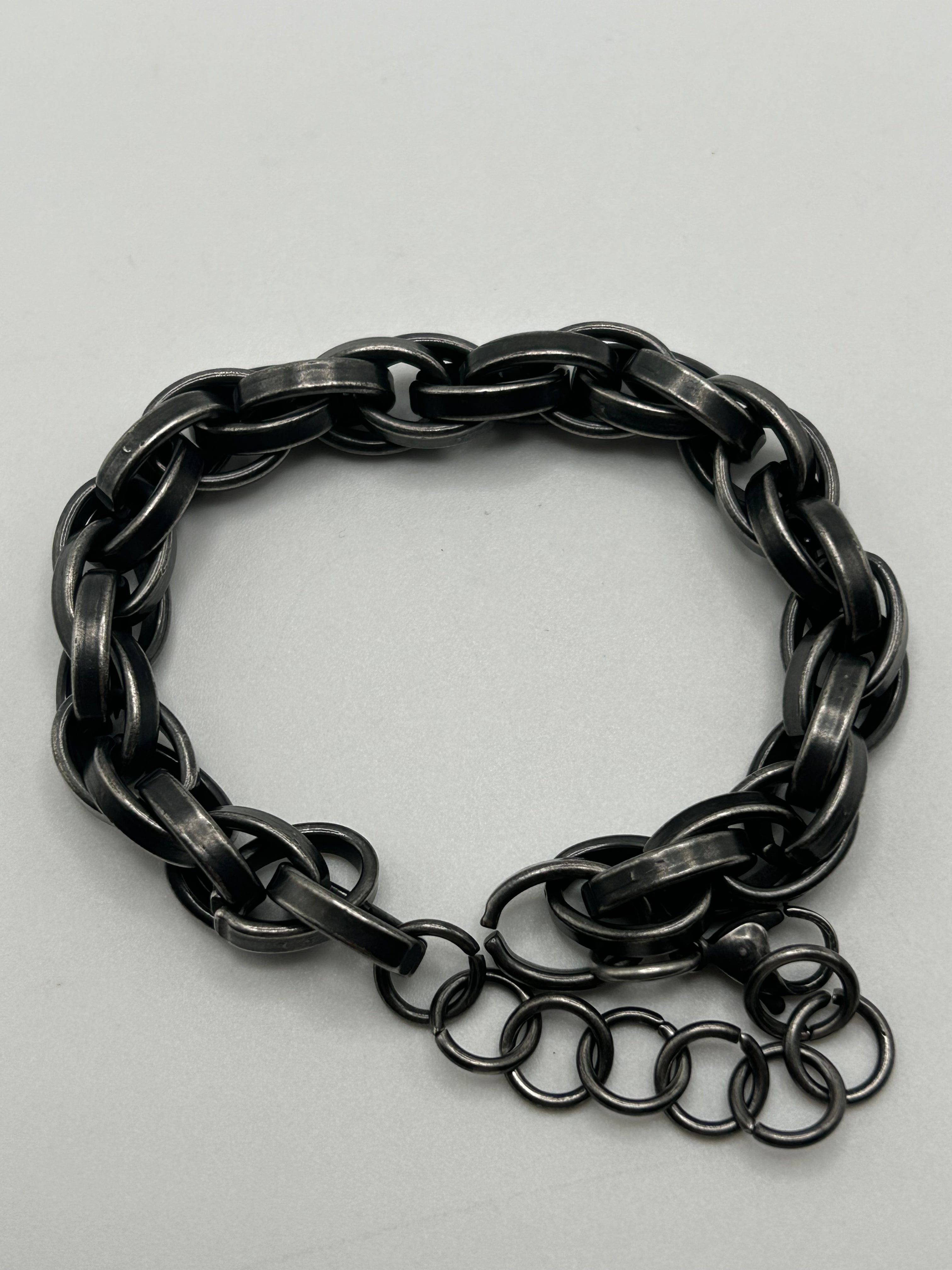 316L Stainless Steel Stacked Link Bracelet - 11mm