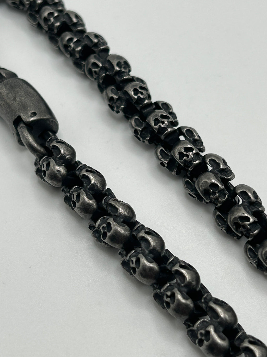 316L Stainless Steel Skull Link Chain 12mm - 100+ Gram Reserve