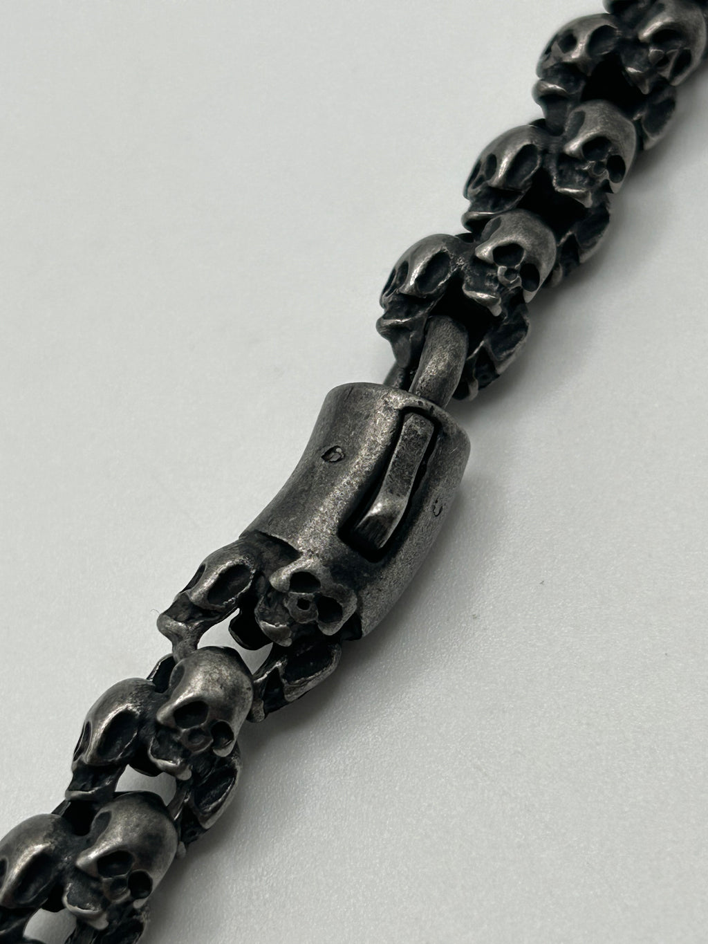 316L Stainless Steel Skull Link Chain 12mm - 100+ Gram Reserve