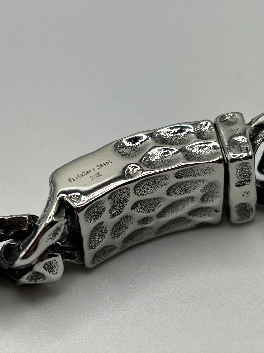 316L Stainless Steel Rugged Cuban Link Chain 13mm - 100+ Gram Reserve