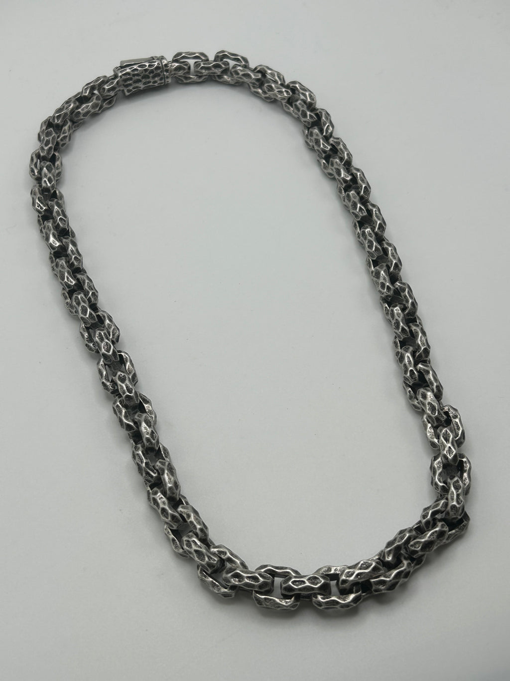 316L Stainless Steel Molten Link Chain 13mm - 200+ Gram Reserve
