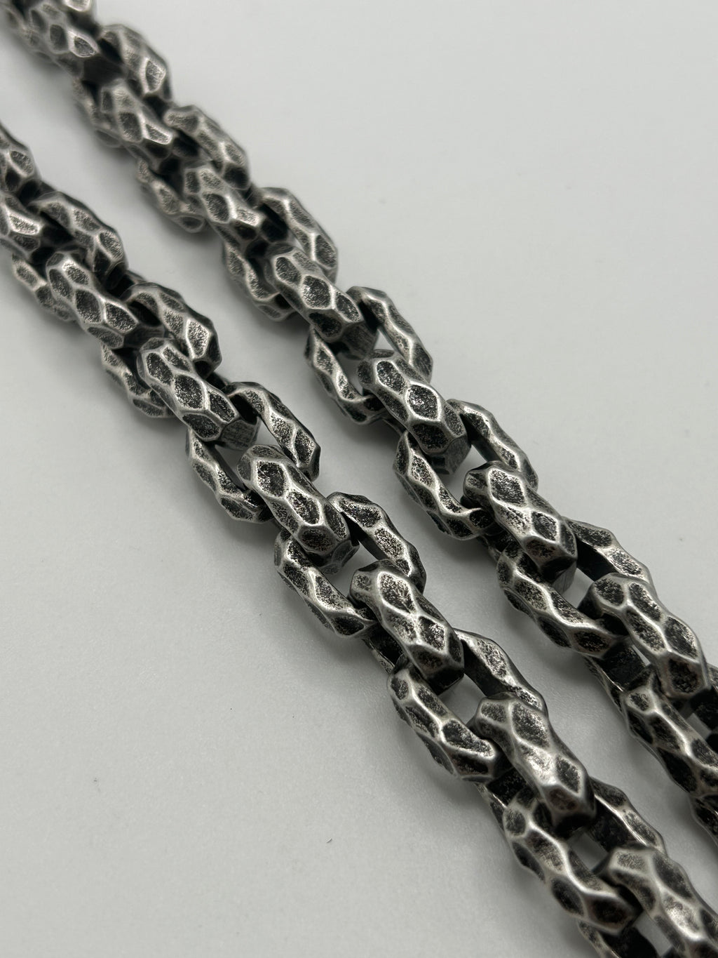 316L Stainless Steel Molten Link Chain 13mm - 200+ Gram Reserve