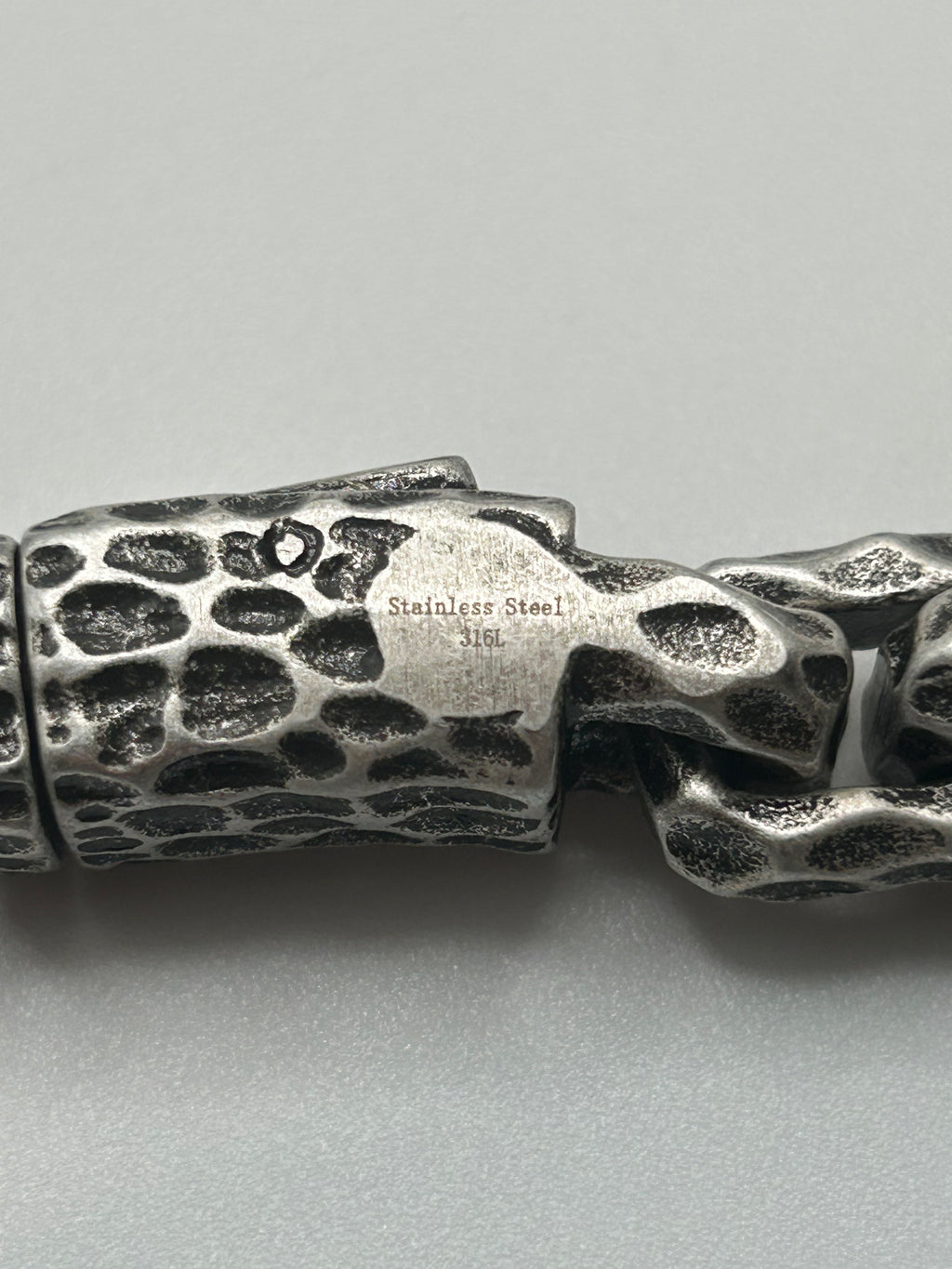 316L Stainless Steel Molten Link Chain 13mm - 200+ Gram Reserve