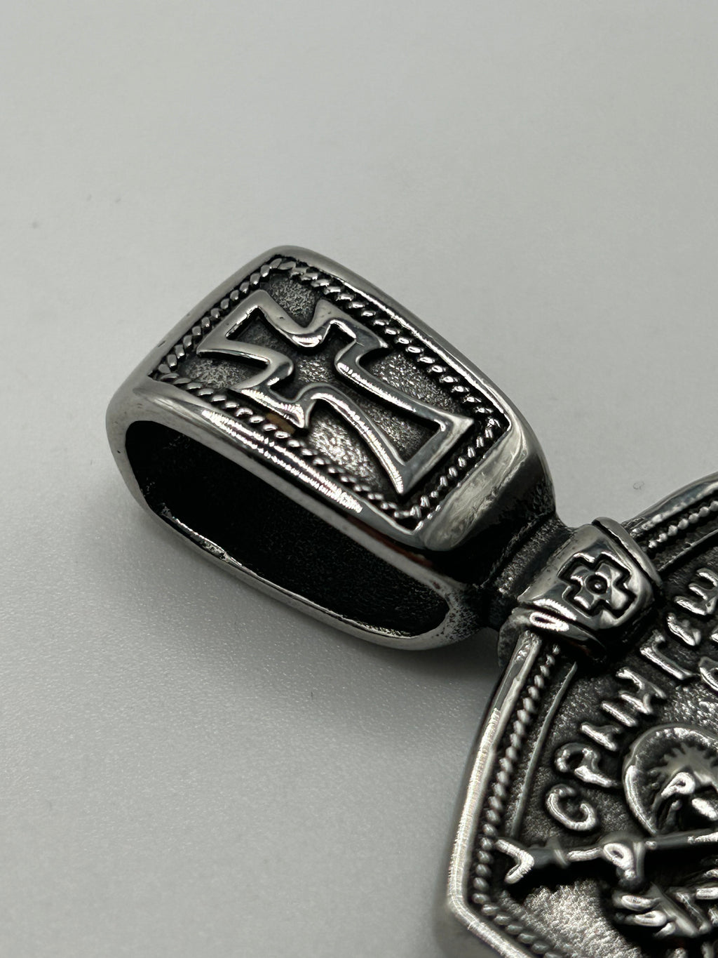 316L Stainless Steel Saint George Pendant - Relic Series