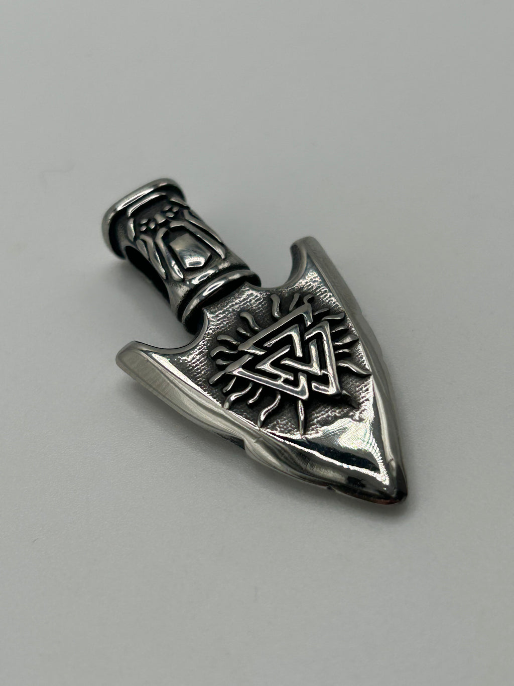316L Stainless Steel Valknut Pendant - Relic Series